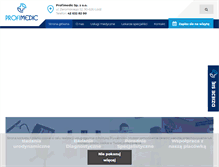 Tablet Screenshot of profimedic.pl